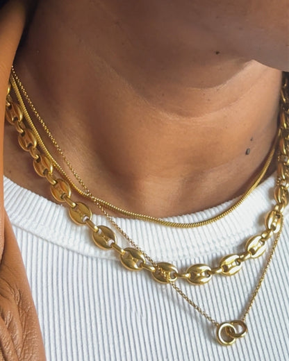 Gilded Link Necklace