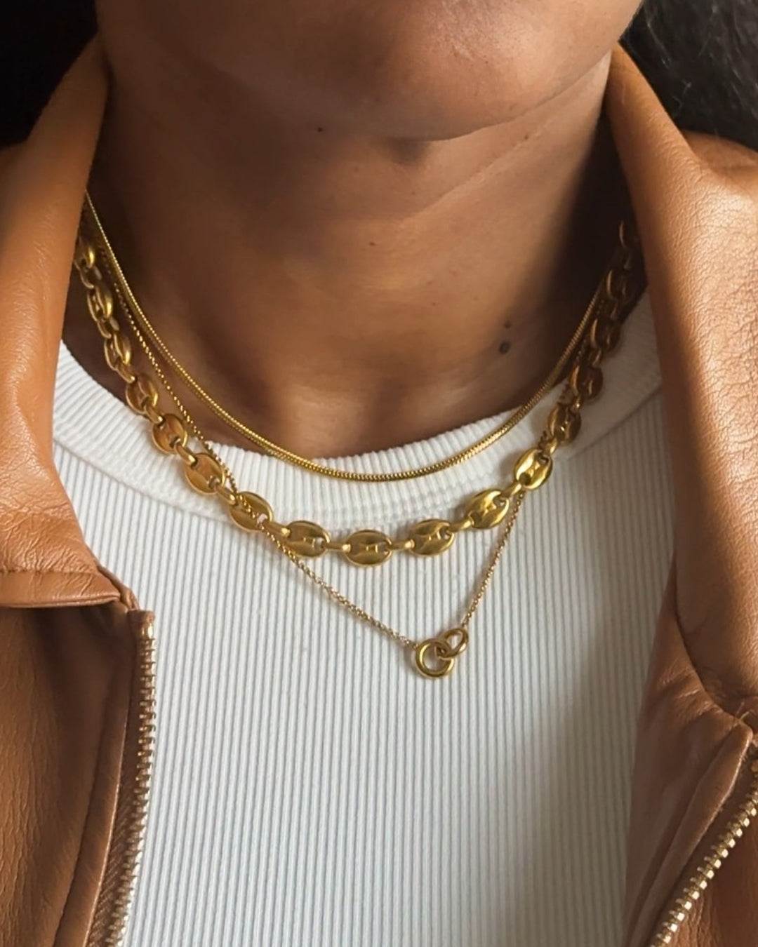 Gilded Link Necklace